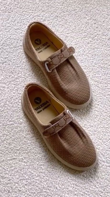 Neutral Knit Slip-On Shoes
