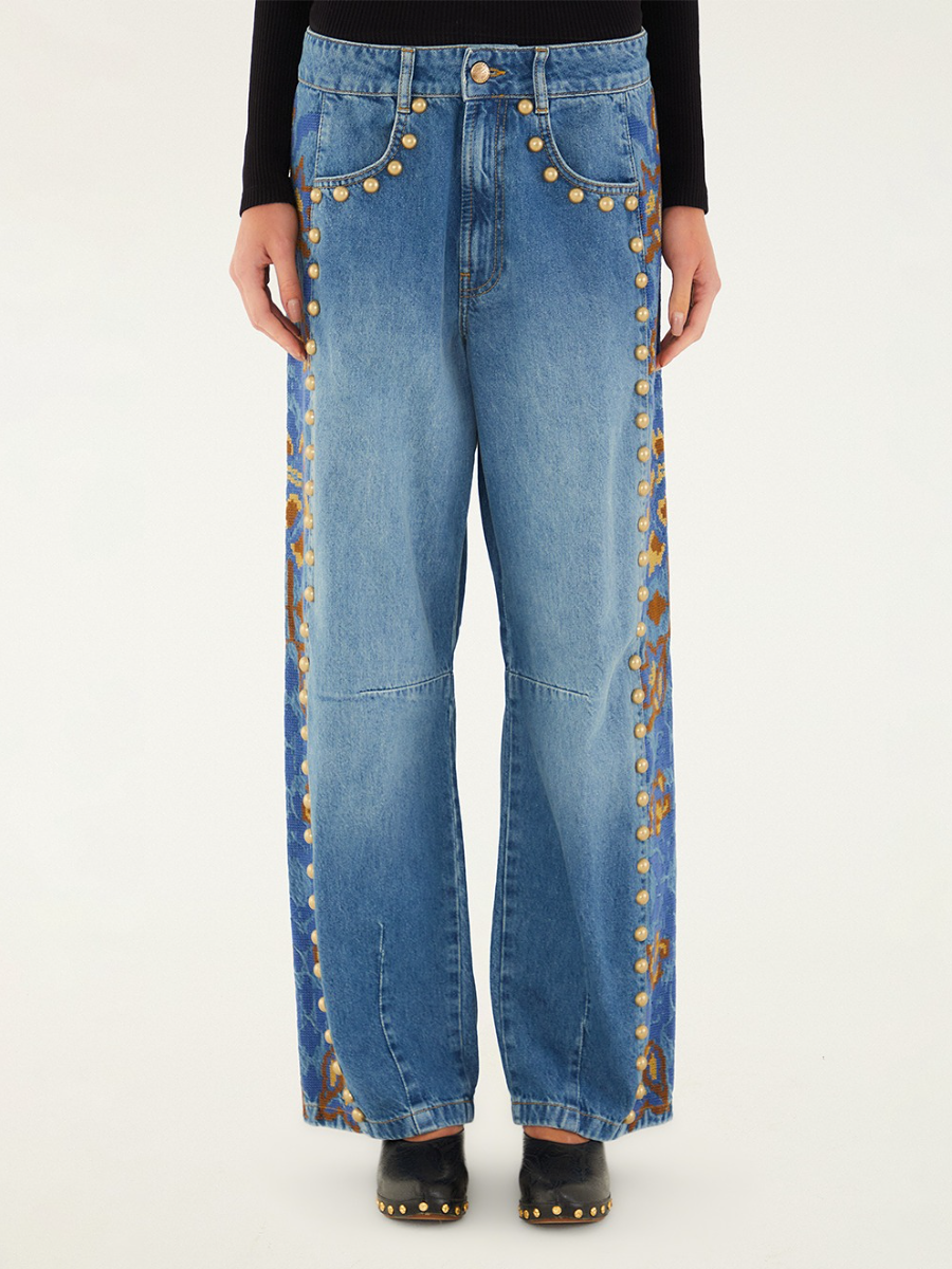 Printed Jeans