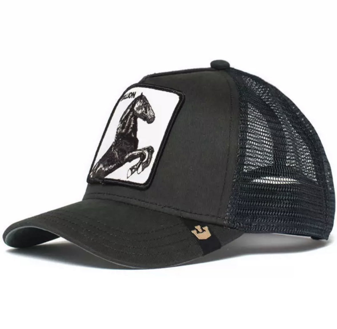 Animal Mesh Embroidery Baseball Cap Sunscreen