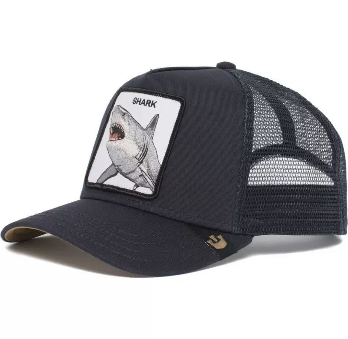 Animal Mesh Embroidery Baseball Cap Sunscreen