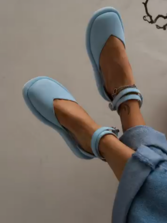 Ankle-strap Slip-on Shoes