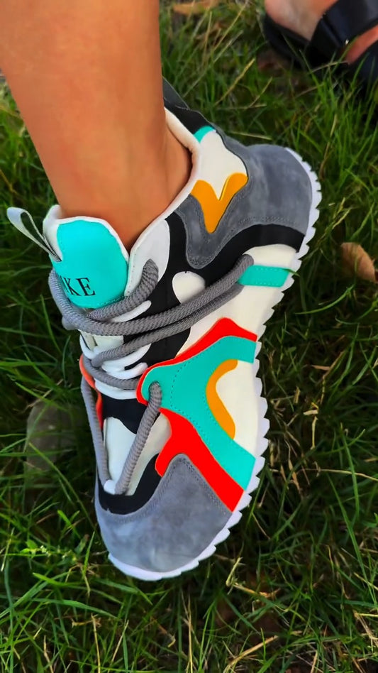 Multicolor Coated Sneaker