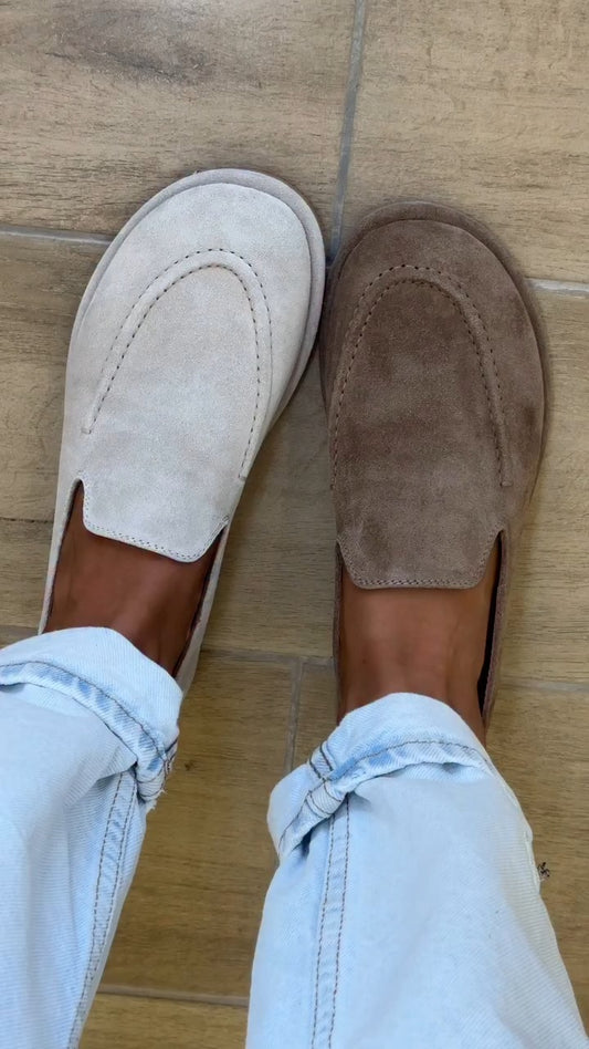 Suede Loafers