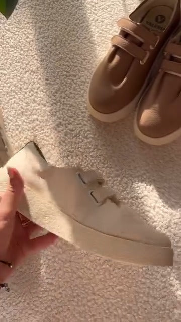 Neutral Knit Slip-On Sneakers