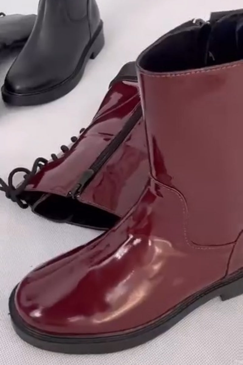 Chestnut-Brown Leather Chelsea Boots