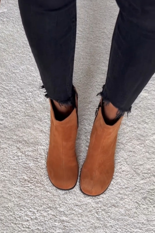 Ankle Boots With Block Heel