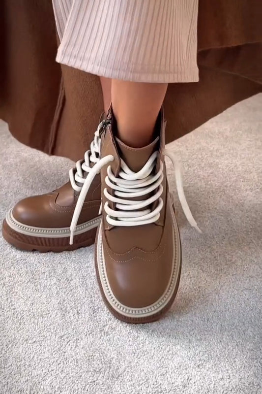 Chunky Platform Combat Boots