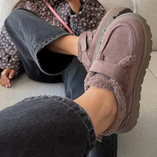 Thick-soled Velvet Padded Warm Birkenneth Shoes