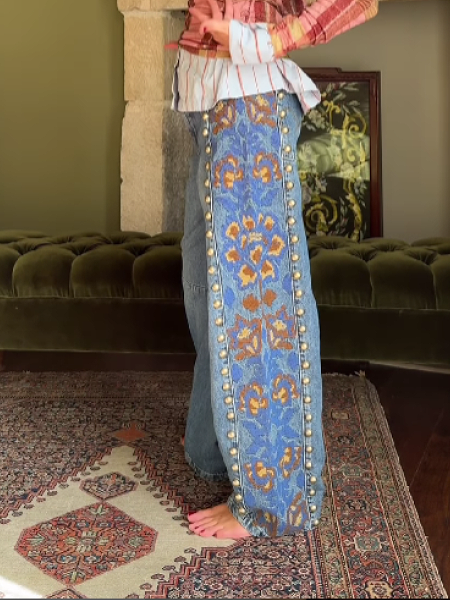 Printed Jeans
