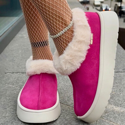 Thick-soled Fleece-lined-on Warm Snowshoes