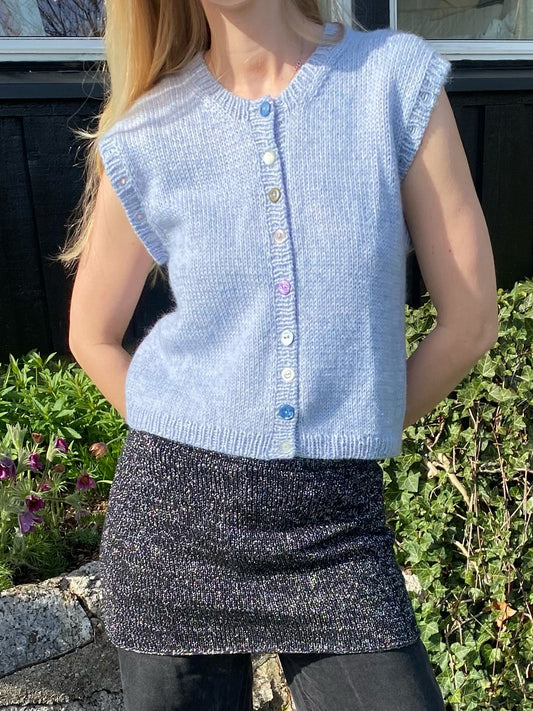 Detachable Colorful Button Sweater Cardigan