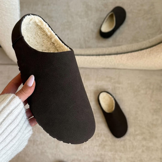 Round-head Velvet Flat-bottom Half-drag