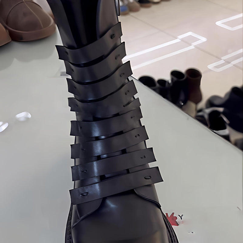 Fashion Side Zip Martin Boots