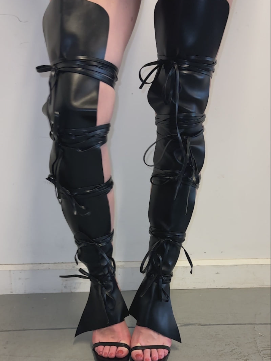 Gladiator Style Leggings Design Pumps
