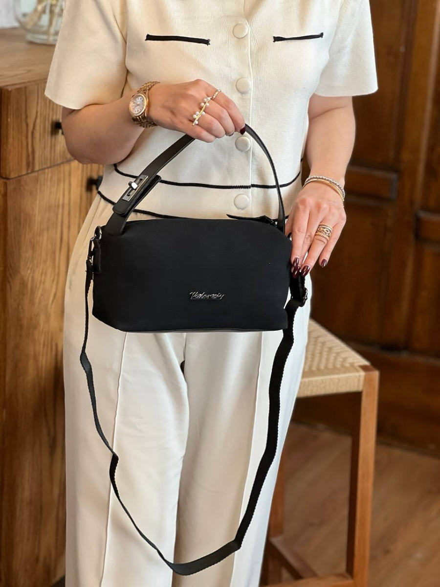 Simple Suede Satchel