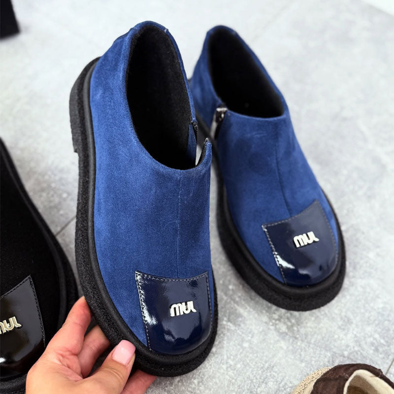 Comfortable Side Zip Flats