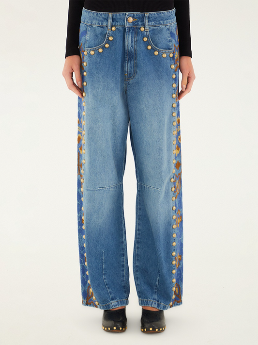 Printed Jeans