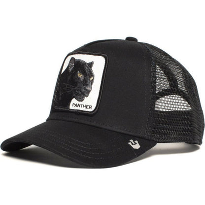 Animal Mesh Embroidery Baseball Cap Sunscreen