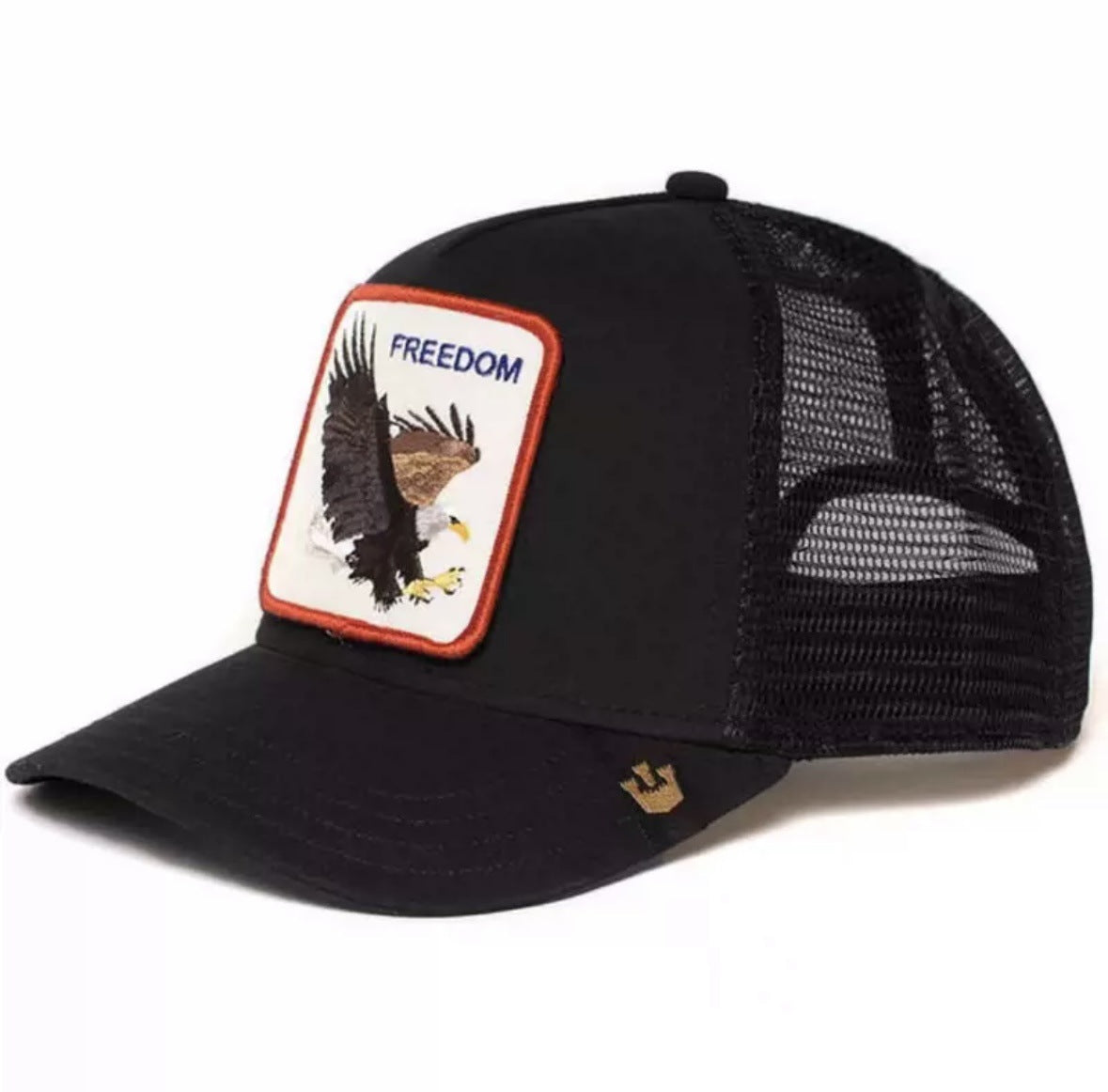 Animal Mesh Embroidery Baseball Cap Sunscreen