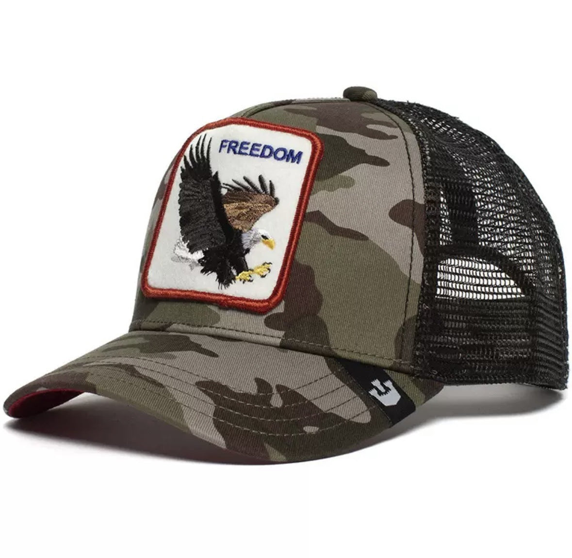 Animal Mesh Embroidery Baseball Cap Sunscreen