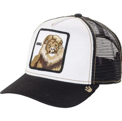 Animal Mesh Embroidery Baseball Cap Sunscreen