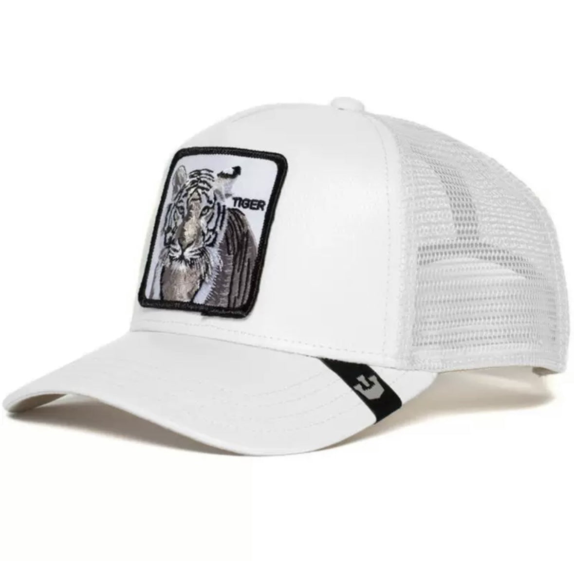 Animal Mesh Embroidery Baseball Cap Sunscreen