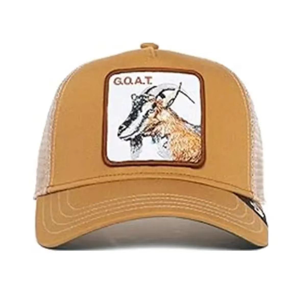 Animal Mesh Embroidery Baseball Cap Sunscreen