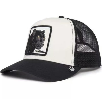 Animal Mesh Embroidery Baseball Cap Sunscreen