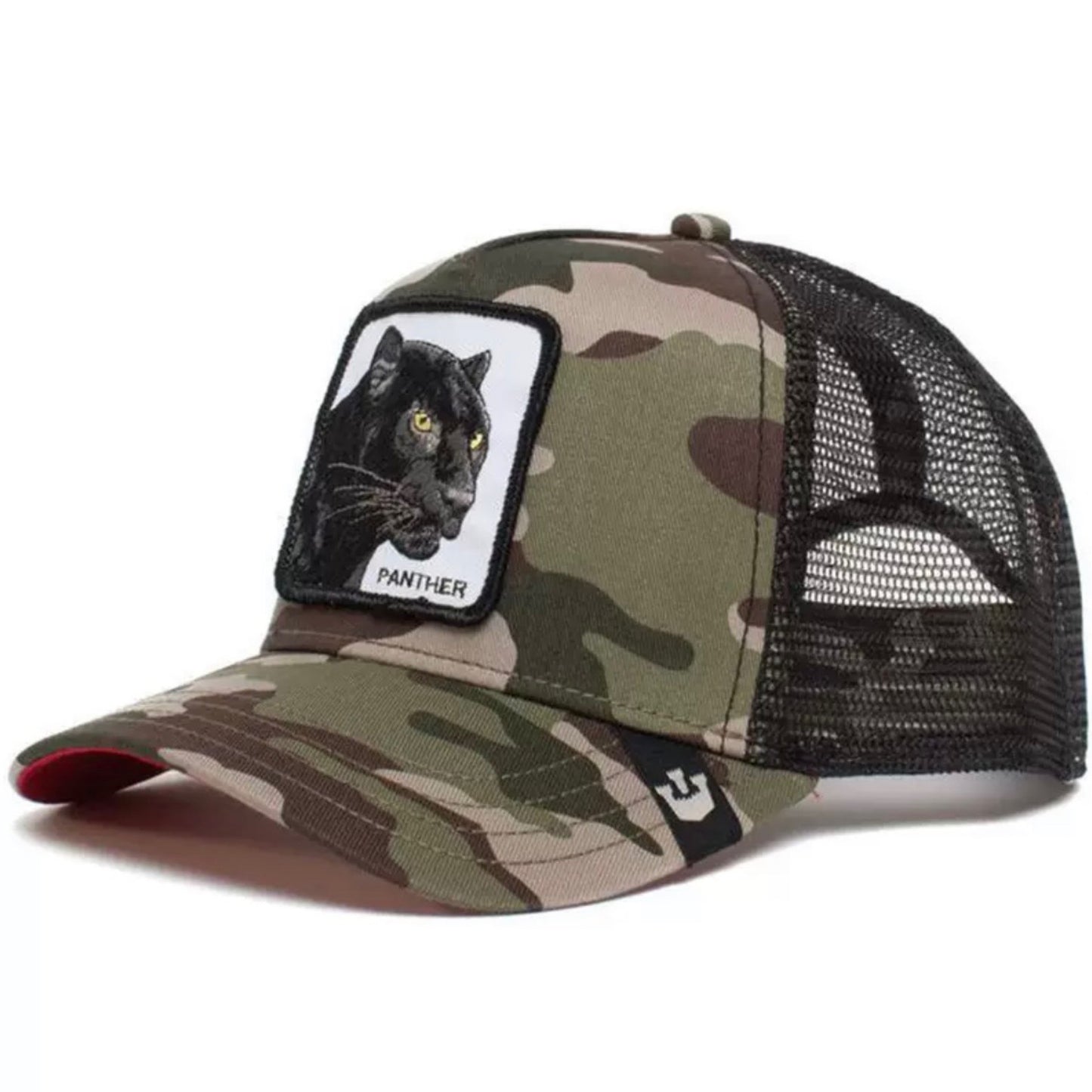 Animal Mesh Embroidery Baseball Cap Sunscreen