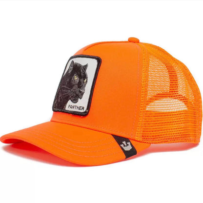 Animal Mesh Embroidery Baseball Cap Sunscreen