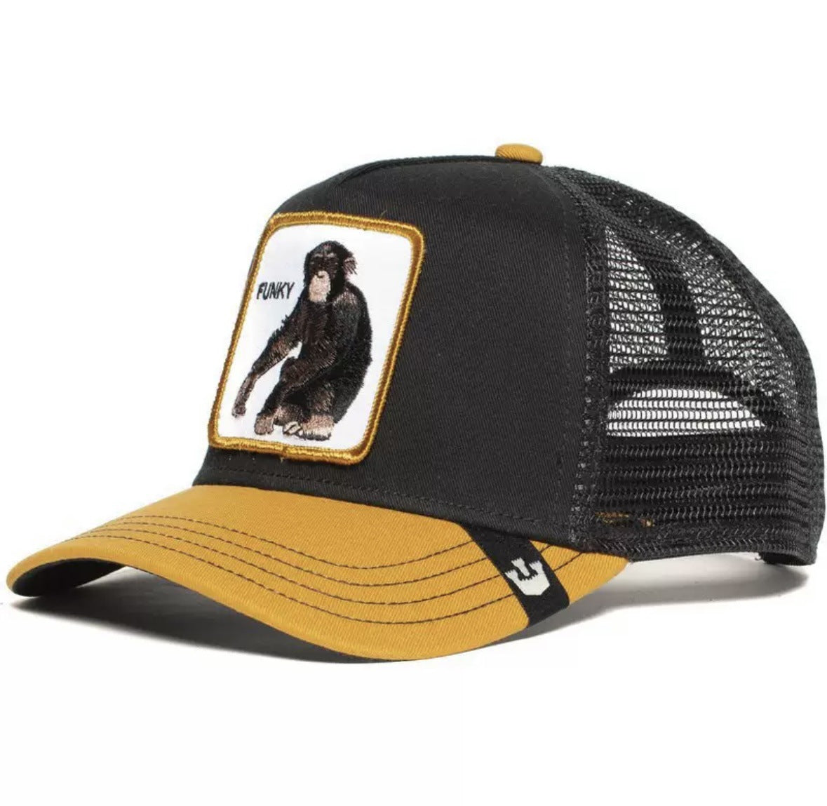 Animal Mesh Embroidery Baseball Cap Sunscreen