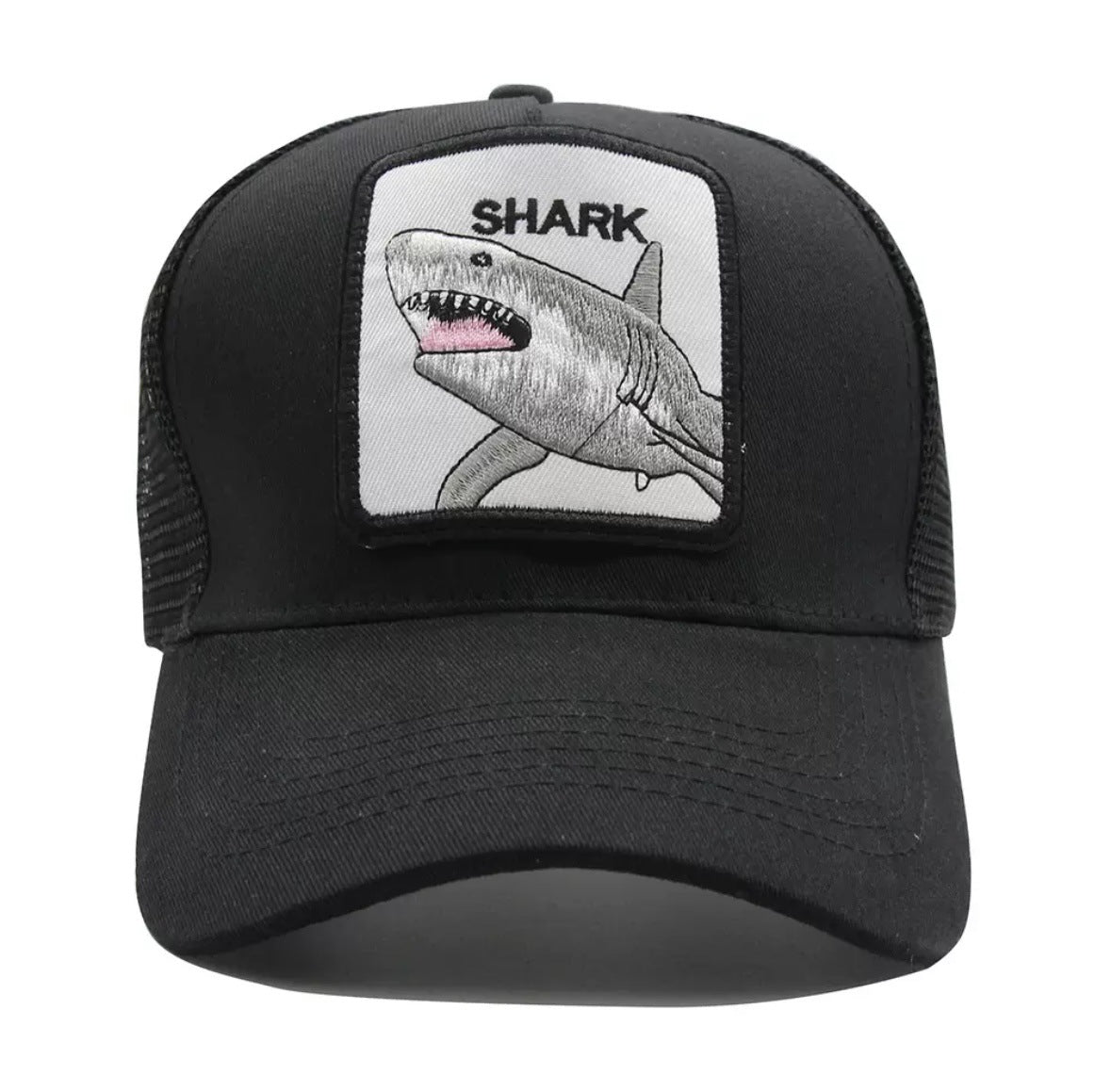 Animal Mesh Embroidery Baseball Cap Sunscreen