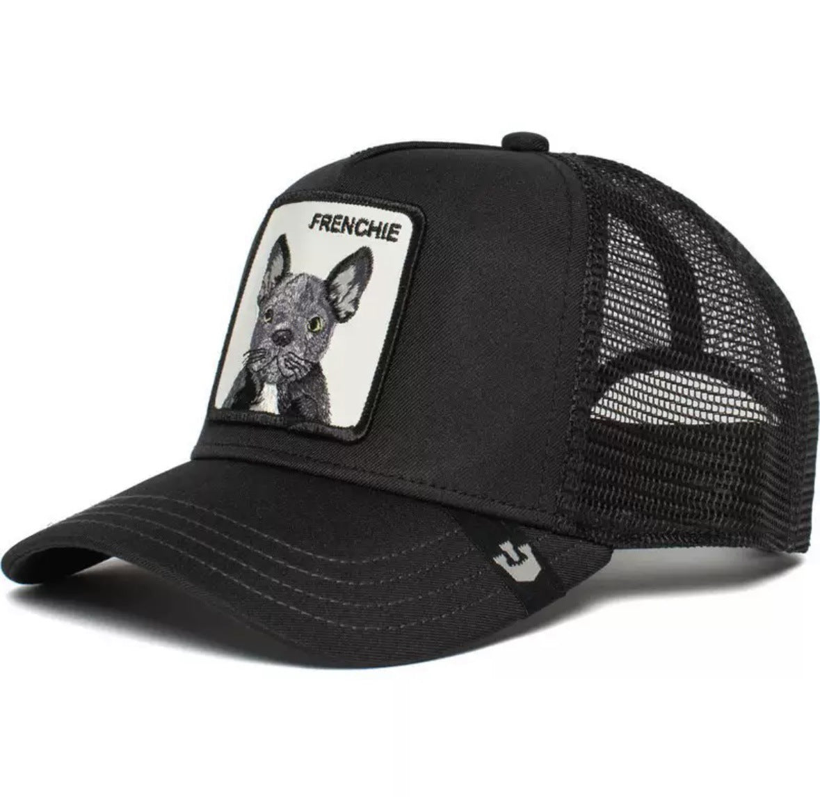 Animal Mesh Embroidery Baseball Cap Sunscreen