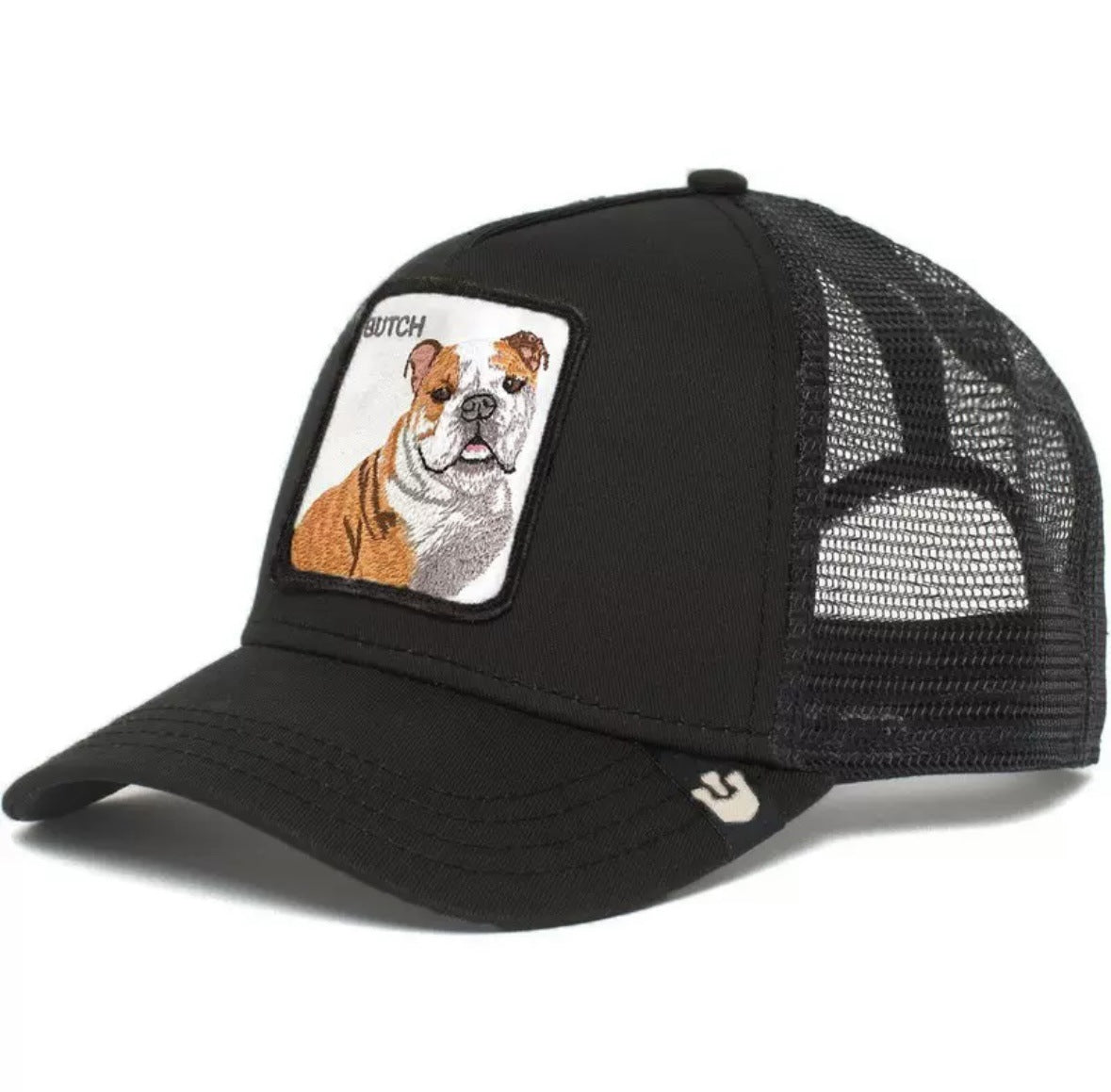 Animal Mesh Embroidery Baseball Cap Sunscreen