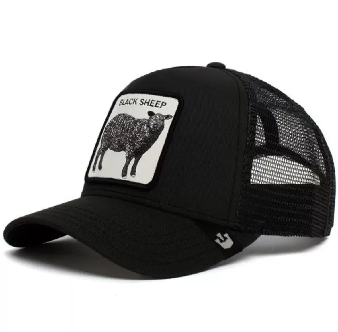 Animal Mesh Embroidery Baseball Cap Sunscreen