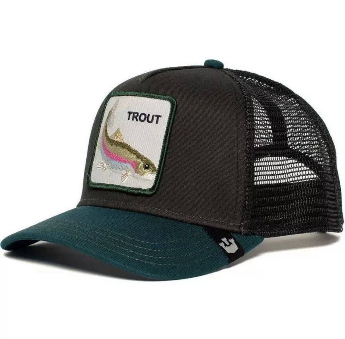 Animal Mesh Embroidery Baseball Cap Sunscreen