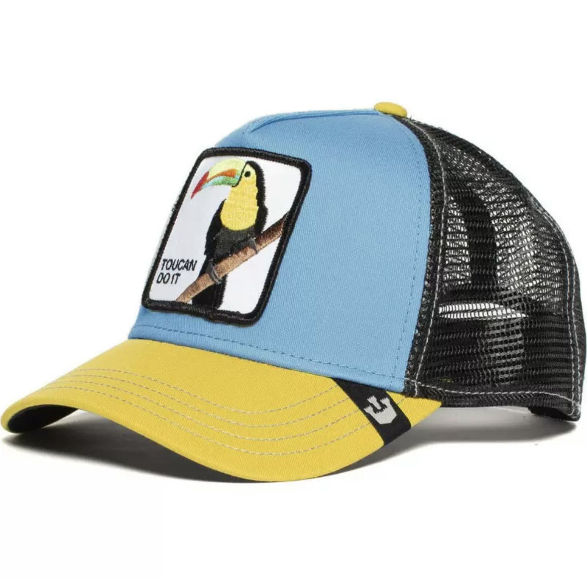 Animal Mesh Embroidery Baseball Cap Sunscreen