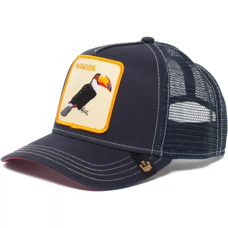 Animal Mesh Embroidery Baseball Cap Sunscreen