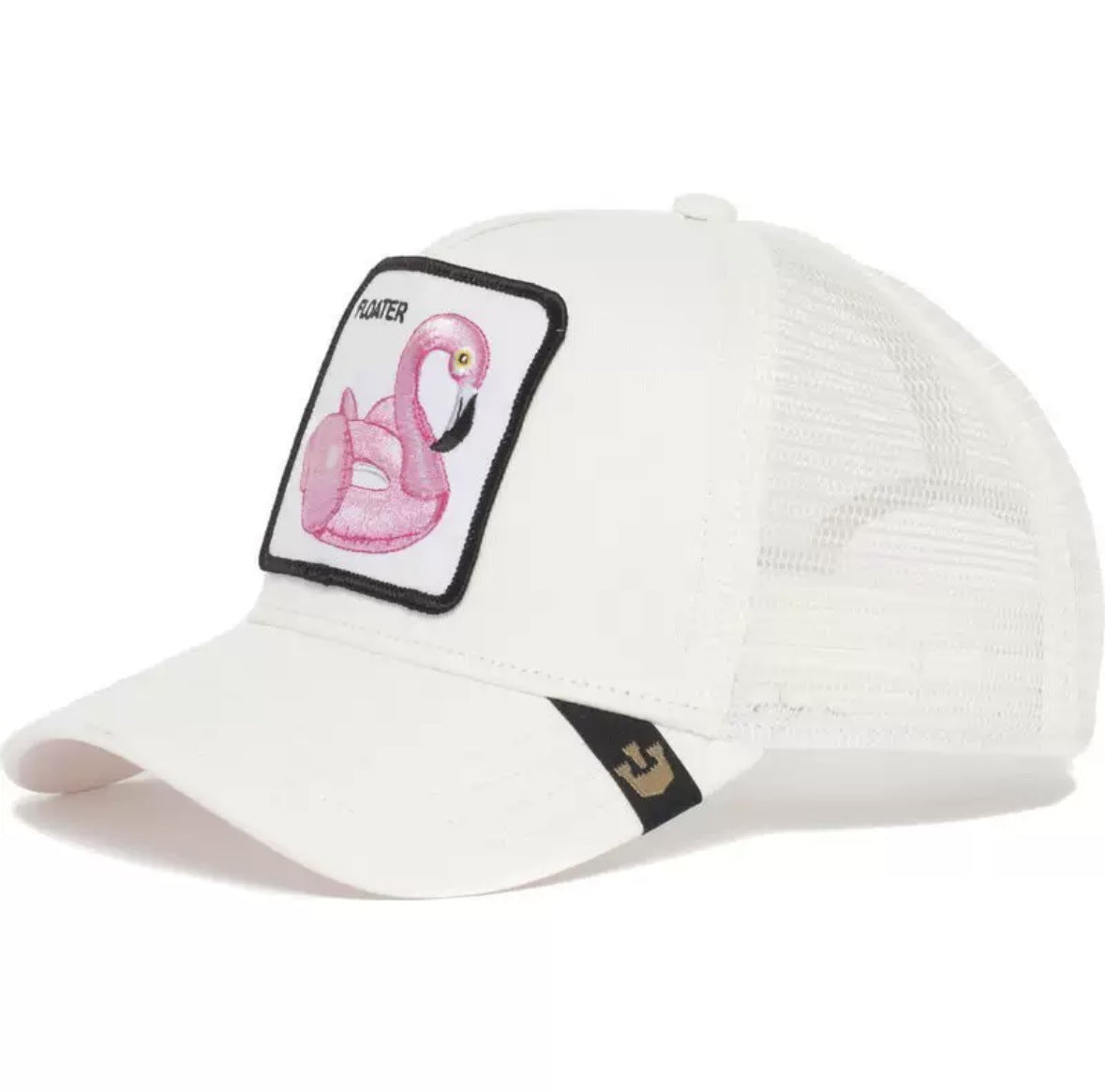 Animal Mesh Embroidery Baseball Cap Sunscreen