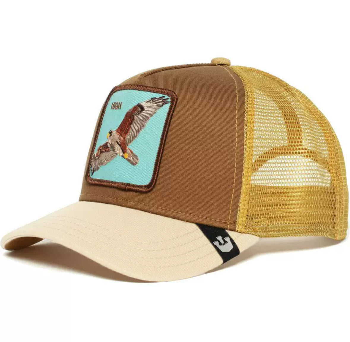 Animal Mesh Embroidery Baseball Cap Sunscreen