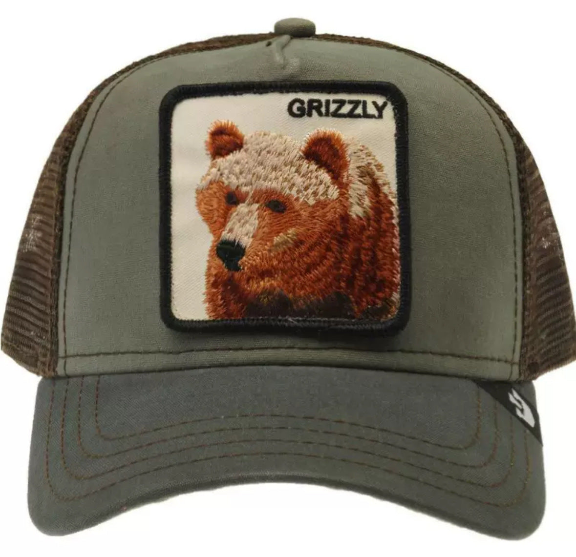 Animal Mesh Embroidery Baseball Cap Sunscreen