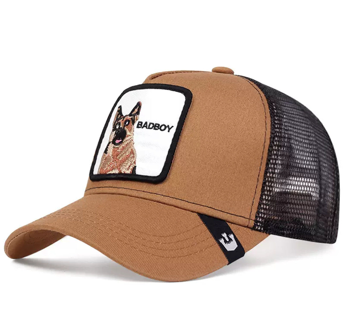Animal Mesh Embroidery Baseball Cap Sunscreen