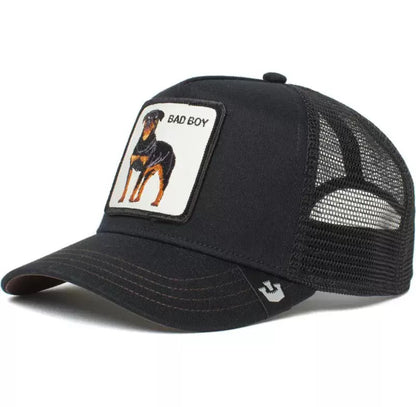 Animal Mesh Embroidery Baseball Cap Sunscreen