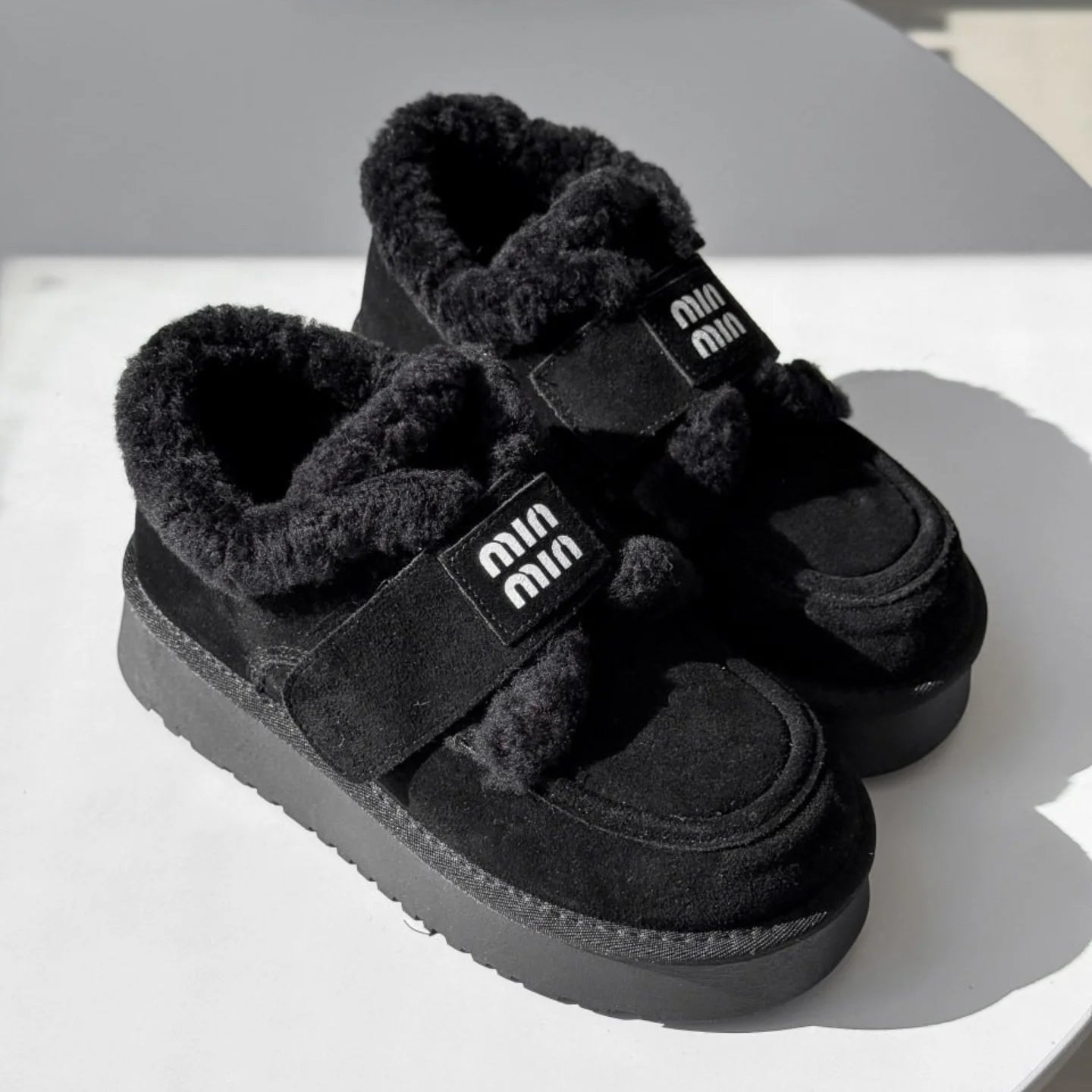 Round Toe Fleece-lined Snow Boots