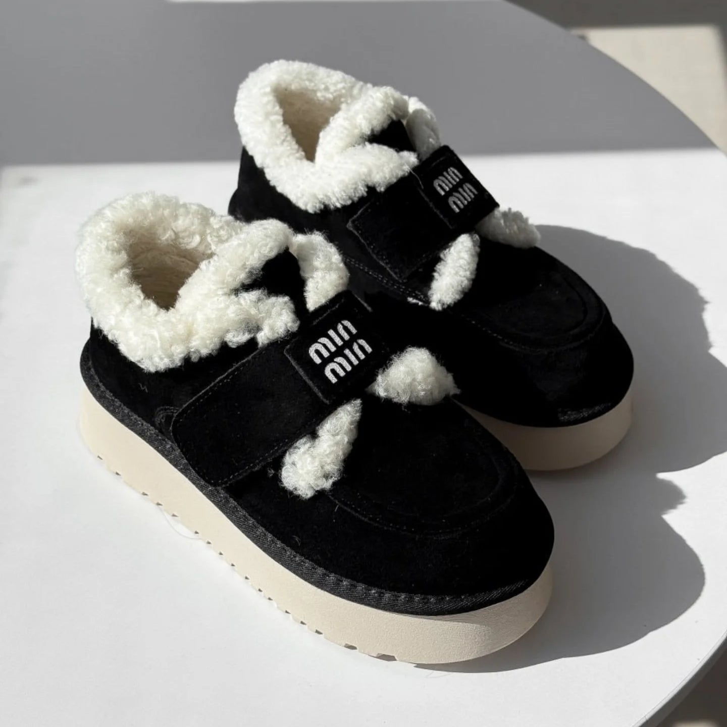 Round Toe Fleece-lined Snow Boots