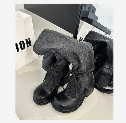 Vintage Strappy Knights Boots