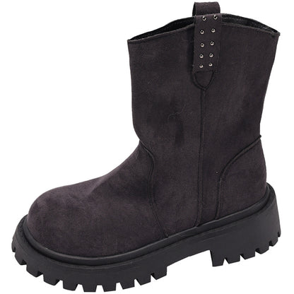 Chic Warm Faux Fur Boots