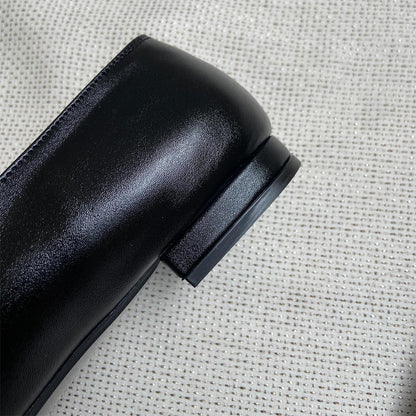 Bow Low Heeled Shoes