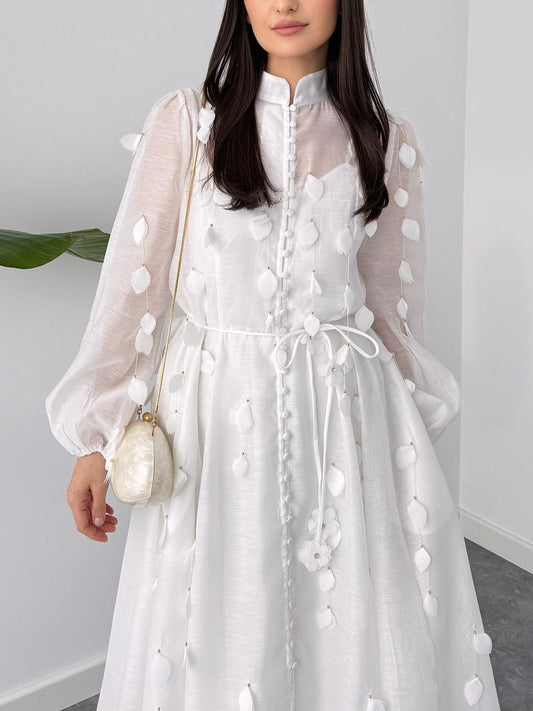 Two Colors Designer Dress