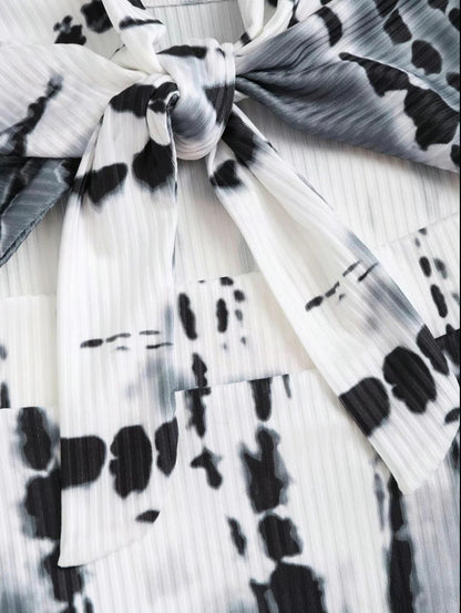 Tie-dye Sleeveless Maxi Dress